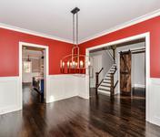 Accent Color in Formal Dining Room in home built by Atlanta Home builder Waterford Homes